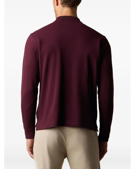 Brooks Brothers Purple Piqué Cotton Polo Shirt for men