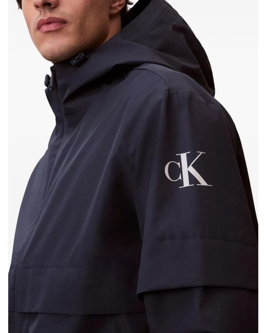 Calvin Klein Jack Met Logoprint in het Blue voor heren