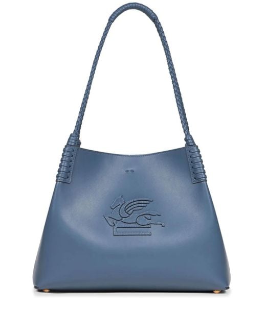 Etro Blue Kleine Libra Tote Bag