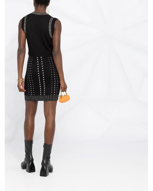 【送料&関税込】Moschino Knitted Dress MOSCHINO JEANS Flared Knitted Midi Dress | Black | FARFETCH
