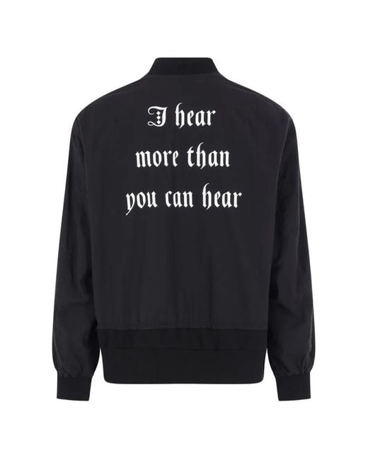 Undercover Black Full-Zip Cotton Jacket for men