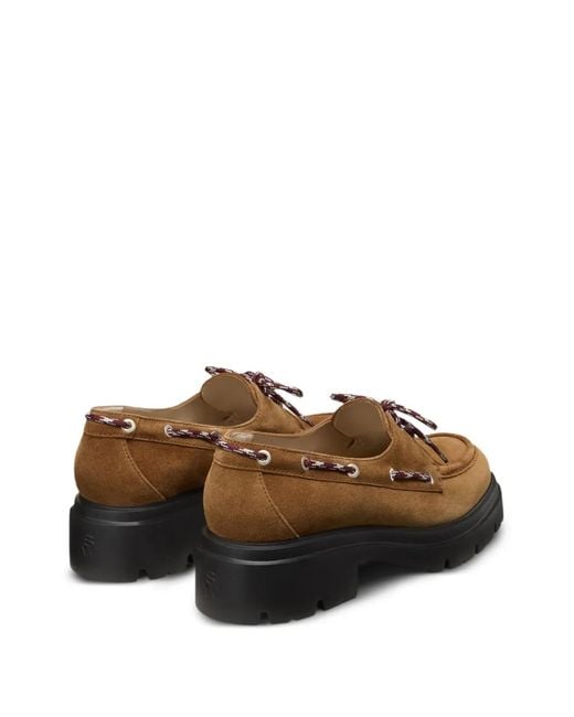 Stuart Weitzman Brown Hudson Loafers