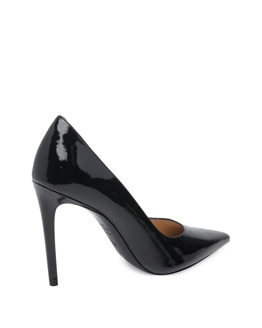 Stuart Weitzman Black Power 100 Pointed Pumps