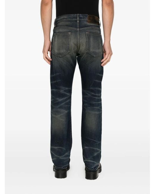 メンズ Schaeffer's Garment Hotel ボタン デニム Blue