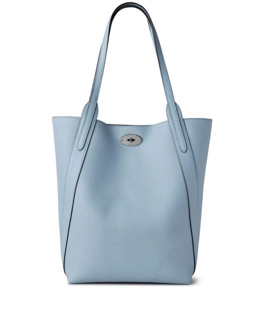 Mulberry North South Bayswater レザーバッグ Blue