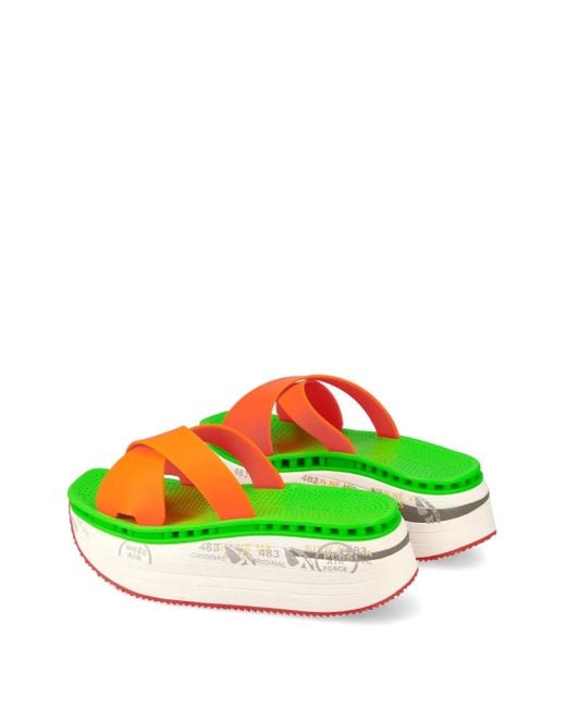 Premiata Green Claquettes Moura