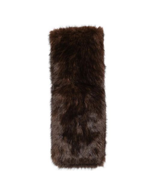 Betta Corradi Brown Faux-Fur Scarf