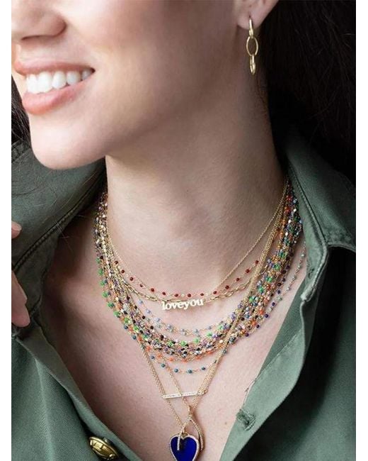 Gigi Clozeau Metallic Classic Gigi Necklace