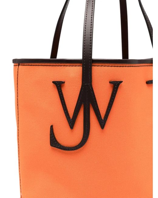 J.W. Anderson Orange Small Anchor Tote Bag