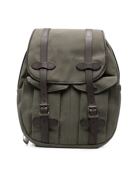 Filson Gray Large Rugged Twill Backpack for men
