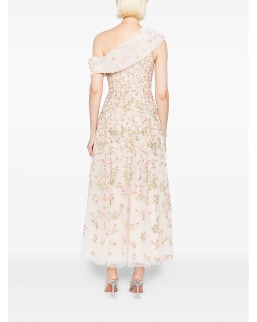 Needle & Thread Natural Everette Bloom Gown