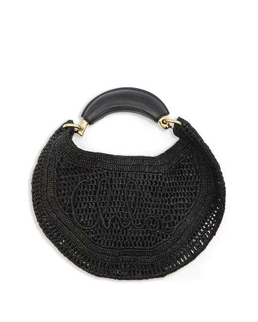 Chloé Black Summer Banana Tasche