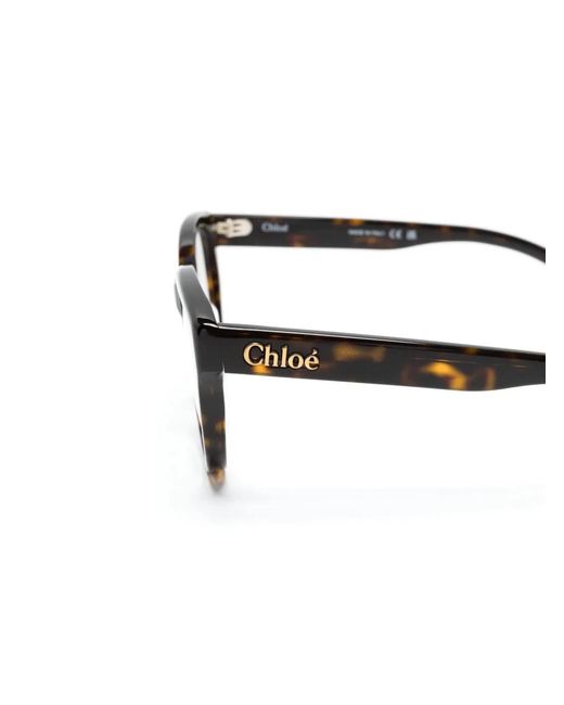 Chloé Brown Square-Frame Glasses