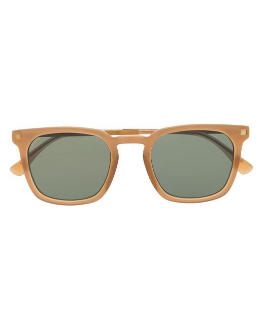 Mykita Brown Borga Tinted-lens Wayfarer Sunglasses