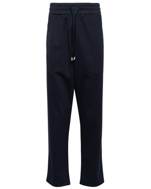 Pantalon droit à lien de resserrage Lardini pour homme en coloris Blue
