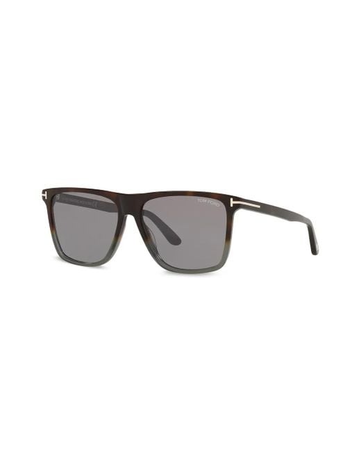 Tom Ford Gray Ft0832 Rectangular Sunglasses for men