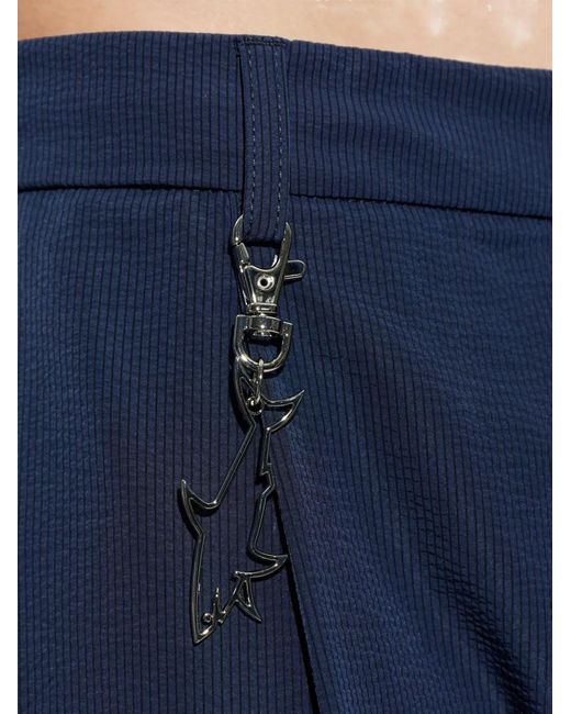 Paul & Shark Blue Tapered Trousers for men