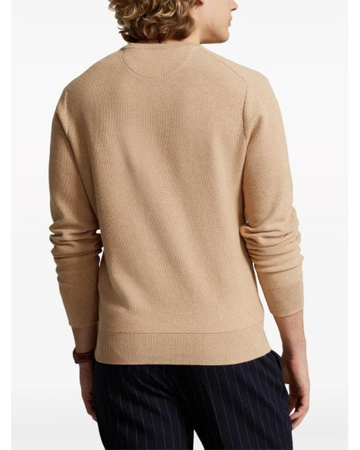 Polo Ralph Lauren Natural Polo Pony-Embroidered Jumper for men