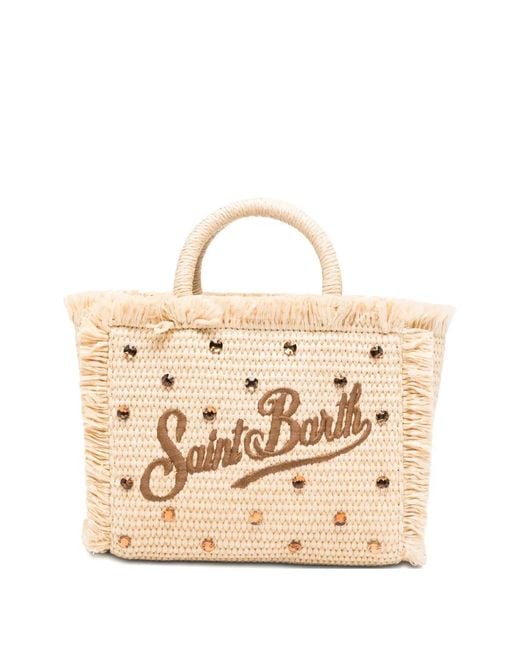 Mc2 Saint Barth Natural Mini Vanity Tote Bag