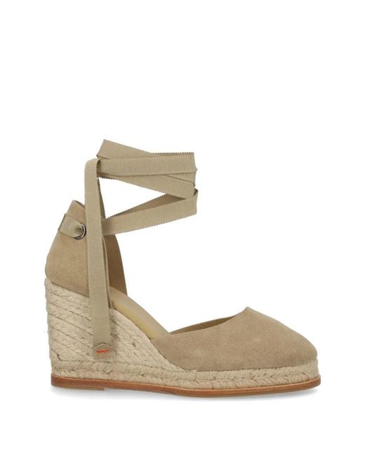 Castaner Metallic Camila Heeled Espadrilles