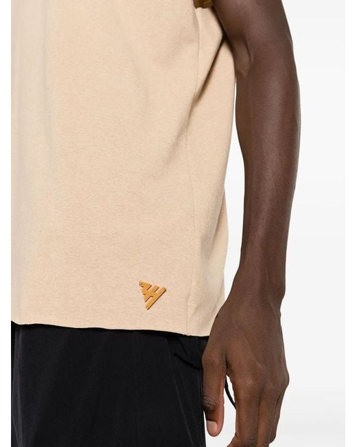 Amir Slama Natural Logo-Appliqué Tank Top for men