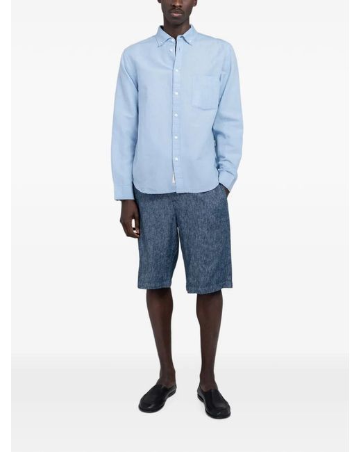 Minimum Blue Colt Button-Down Shirt for men