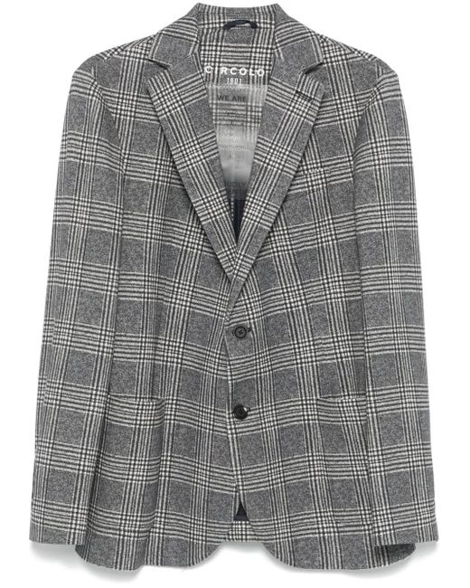 Circolo 1901 Gray Cotton Single-breasted Jacket for men