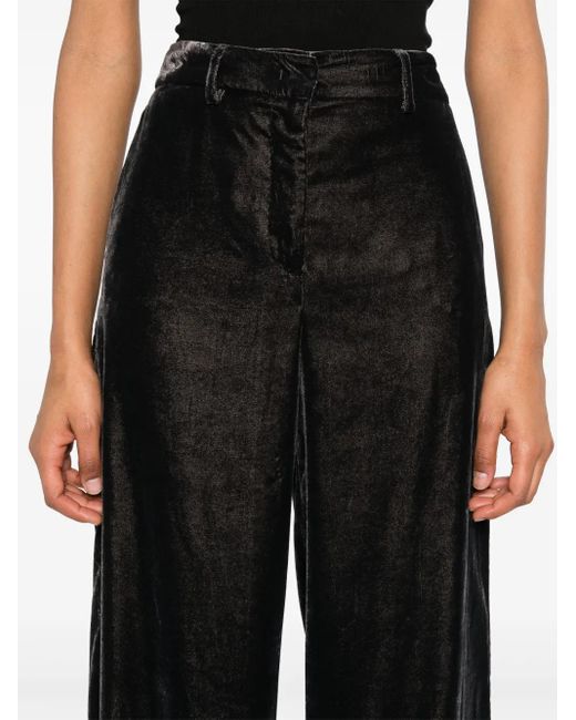 Pantalones con bolsillos Blanca Vita de color Black