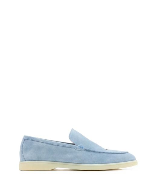 Forsa Blue Suede Slip-On Loafers for men