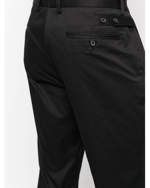 Pantalones chino rectos Dolce & Gabbana de color Black