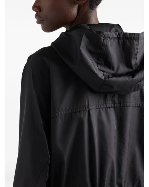 Prada Black Re-Nylon Rain Jacket