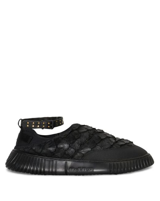 Osklen Black Pirarucu Sneakers