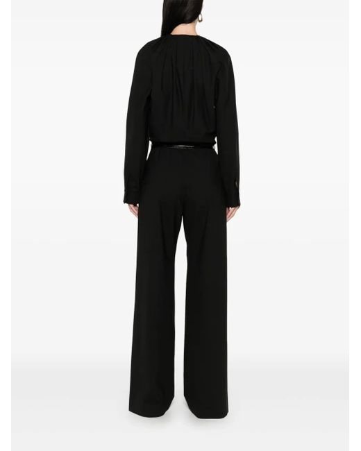 Gucci Black Keyhole-Neck Jumpsuit