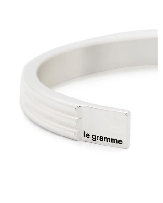 Le Gramme White Godron Bracelet