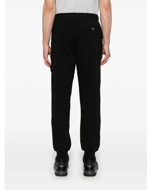 Stone Island Black Jogger Pants for men