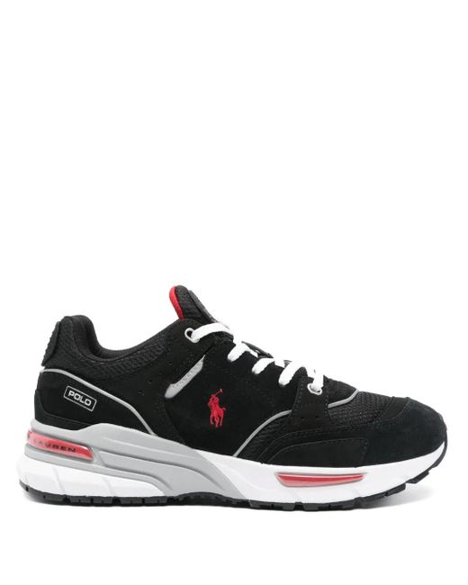 Polo Ralph Lauren Black Trackstr 250 Sneakers for men