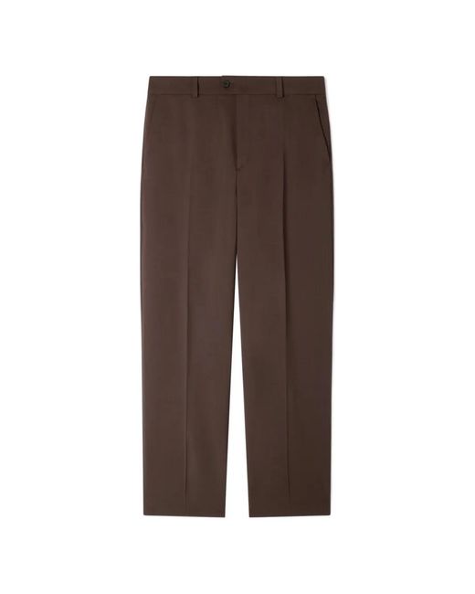Sandro Black Oversized Wool Trousers for men
