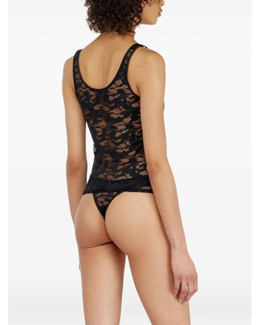 DIESEL Black Haut En Dentelle À Motif Camouflage