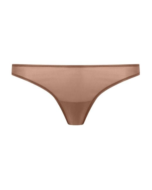 Tanga de talle alto Maison Close de color Natural