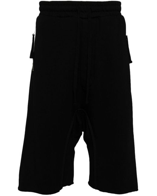 Thom Krom Black Cotton Bermuda Shorts for men