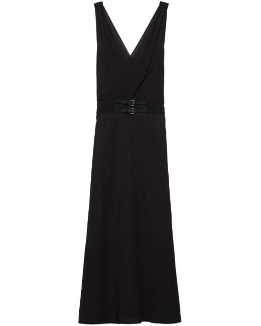 Prada Black Sablé Dress