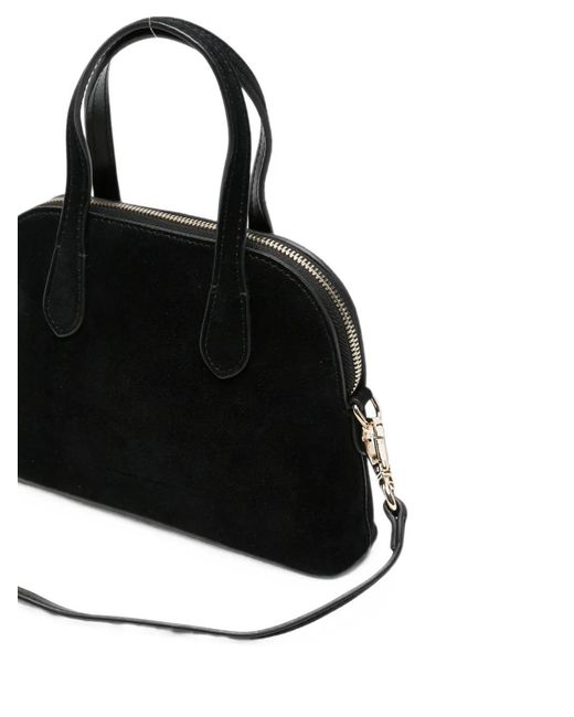 Liviana Conti Black Zip-Fastening Tote Bag