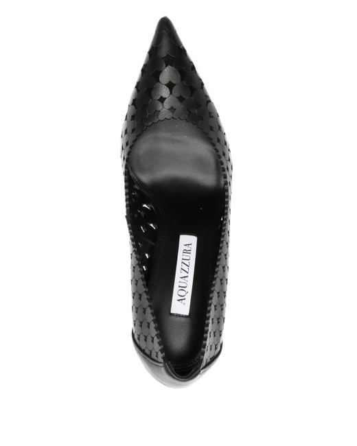 Aquazzura Black 105Mm Amourose Pumps