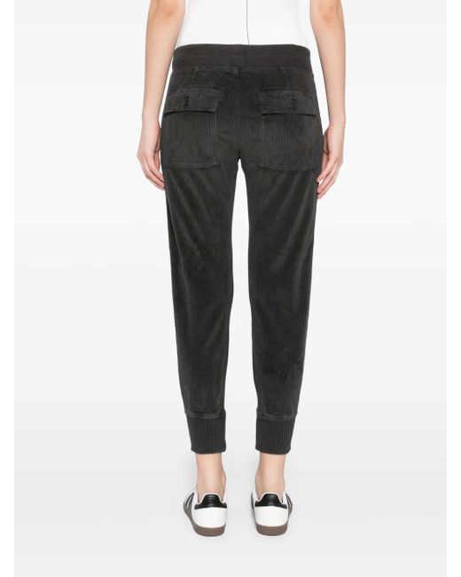 James Perse Black Jogginghose Aus Cord