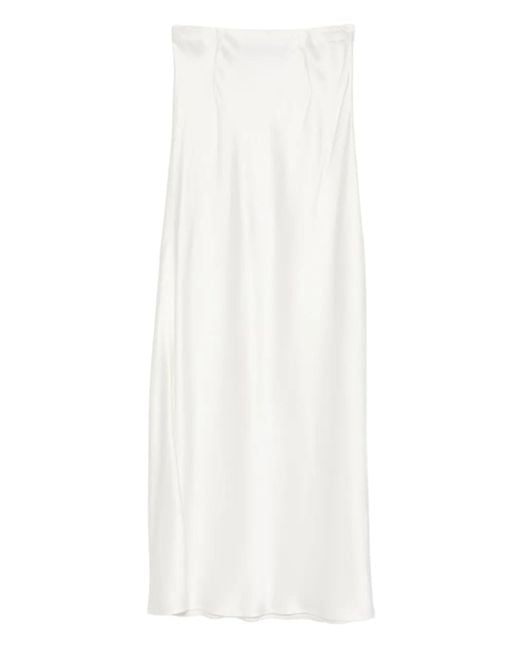frenken White Base Flowy Skirt