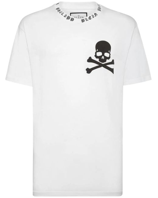 Philipp Plein T-Shirt Mit Totenkopf-Print in White für Herren