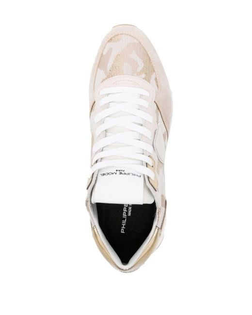 Philippe Model White TRPX Sneakers mit Camouflage-Print