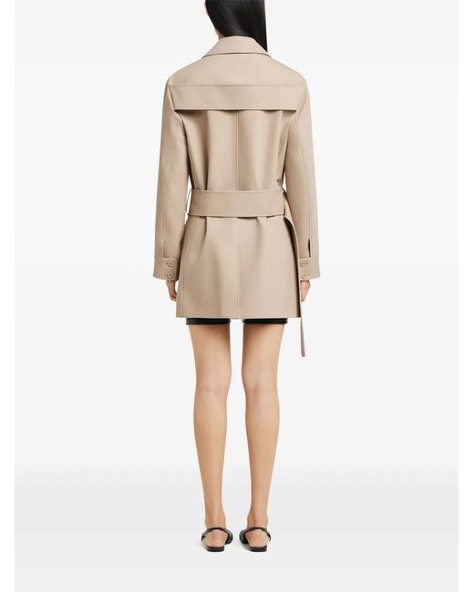 Courreges Natural Utility Belted Coat
