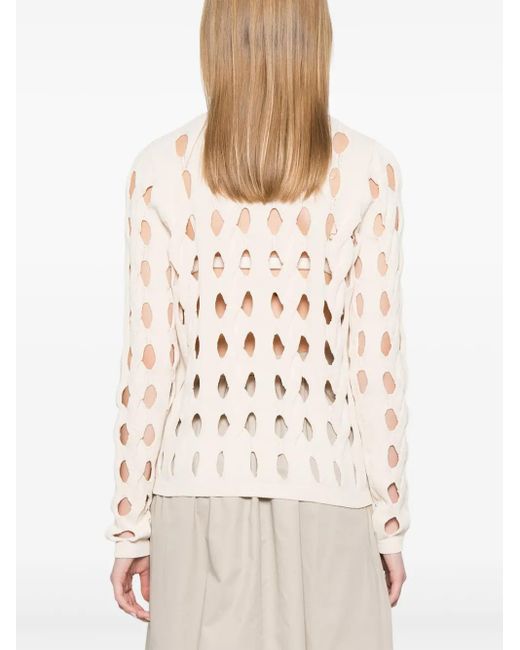 Pinko オープンニット カーディガン Natural