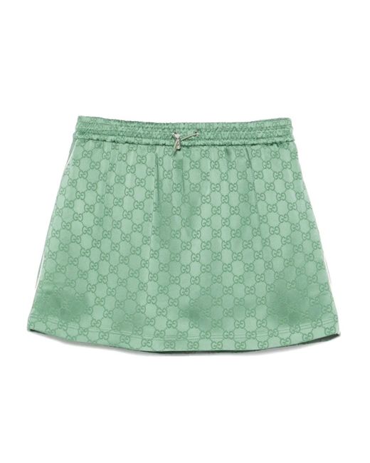 Gucci GG モノグラム ミニスカート Green